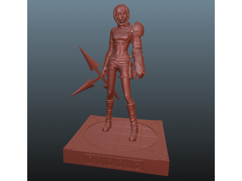 Final Fantasy VII Yuffie Kisaragi Modelo de Impressão 3D