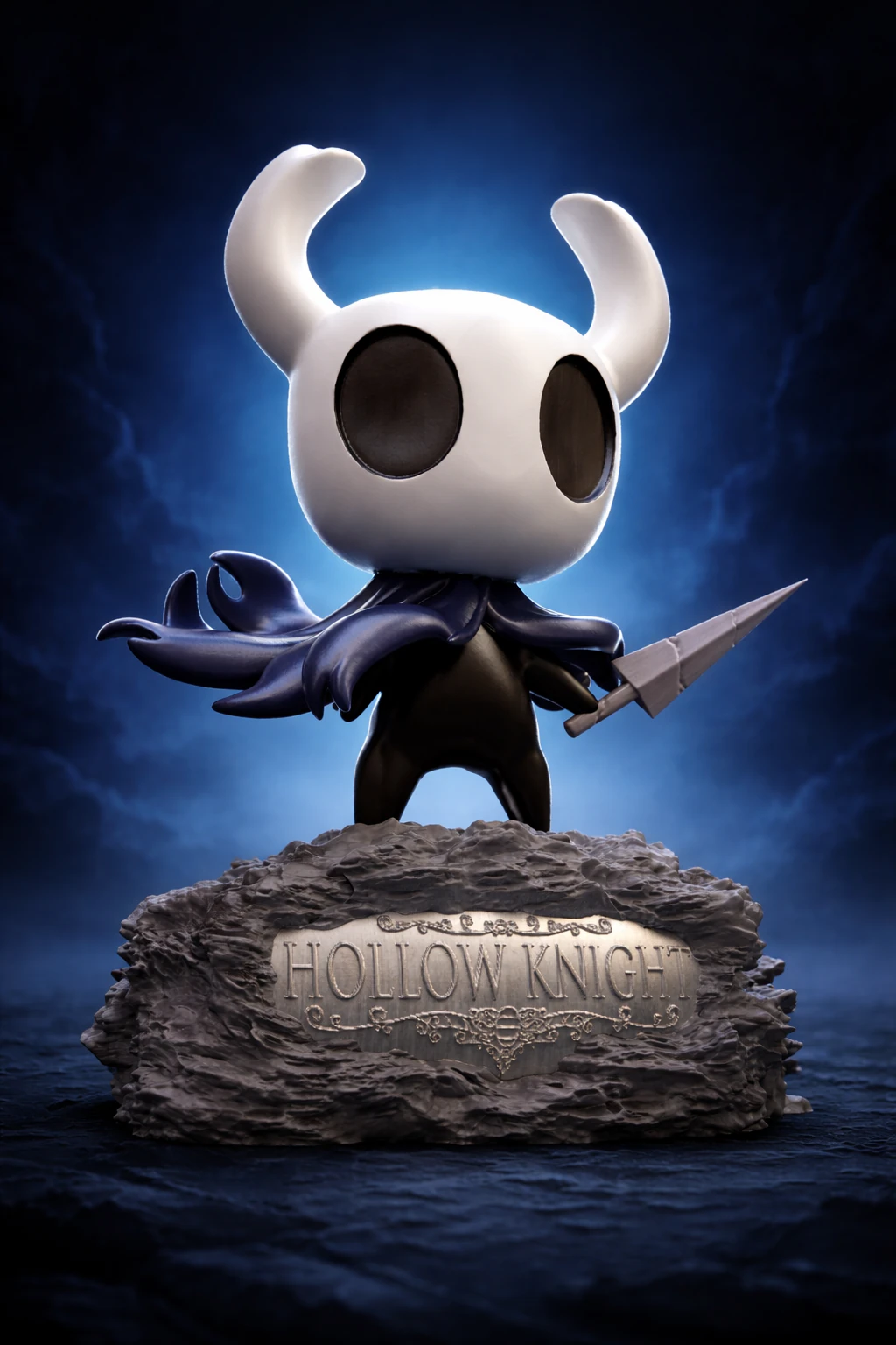 Hollow Knight The Knight 3D Print Model .c4d .max .obj .3ds .fbx .stl .blend 