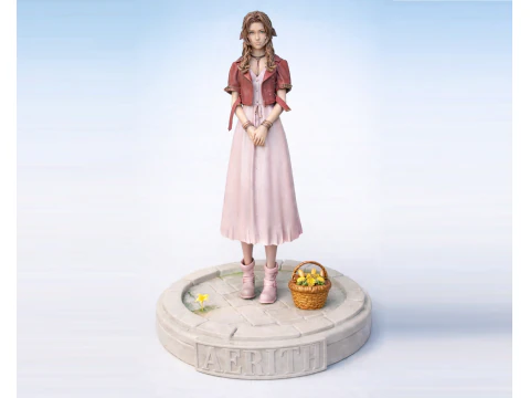 Final Fantasy VII Aerith 3D Print Model