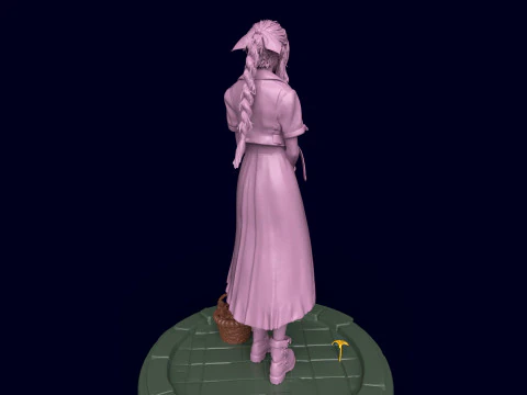 Final Fantasy VII Aerith 3D Print Model