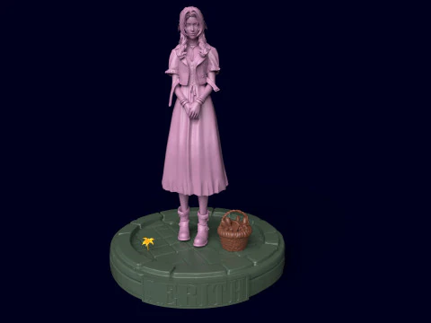 Final Fantasy VII Aerith 3D Print Model