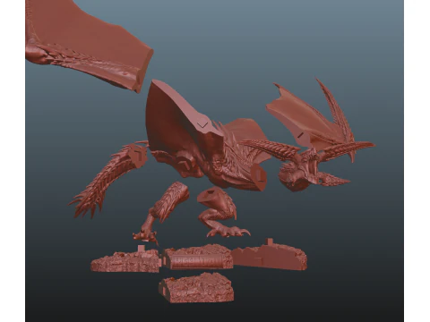 Monster Hunter Wilds Rey Dau 3D Print Model