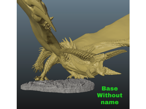Monster Hunter Wilds Rey Dau 3D प्रिंट मॉडल