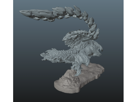Monster Hunter Wilds Arkveld Model do druku 3D