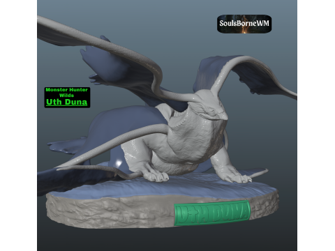 Monster Hunter Wilds Uth Duna 3D Print Model