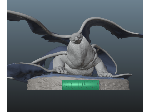 Monster Hunter Wilds Uth Duna 3D-printmodel