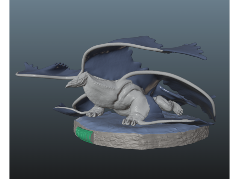 Monster Hunter Wilds Uth Duna 3D-printmodel