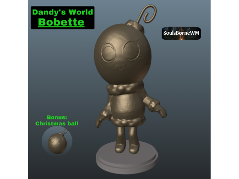 Dandys World Bobette 3Dプリントモデル