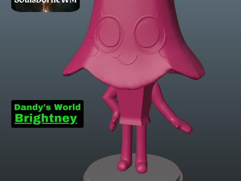 Dandys World Brightney 3Dプリントモデル