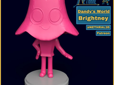 Dandy's World Brightney Modello di stampa 3D
