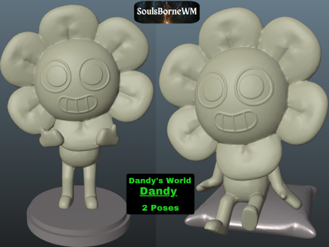 Dandys World Dandy 3Dプリントモデル