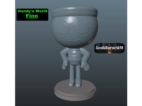 Dandys World Finn 3Dプリントモデル