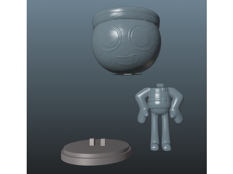 Dandys World Finn 3D प्रिंट मॉडल
