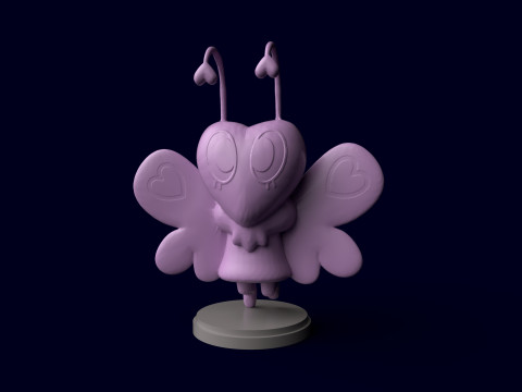 Dandys Weltflattern 3D Druckmodell