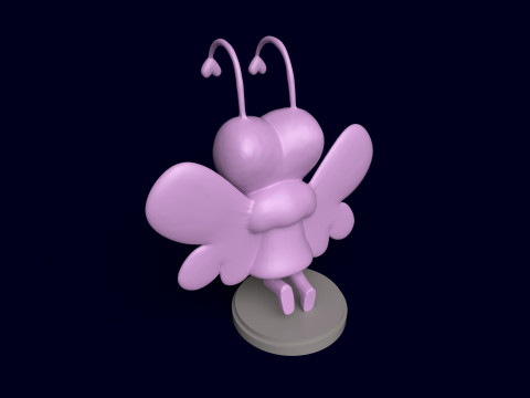 Dandys Weltflattern 3D Druckmodell