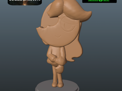 Dandys World Ginger 3D Принт Модель