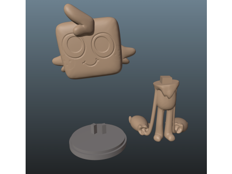 Dandys World Goob Model Cetak 3D