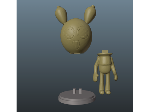 Dandys World Looey 3D Druckmodell