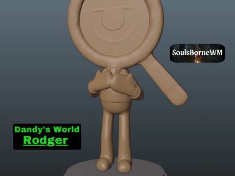 Dandys World Rodger 3Dプリントモデル