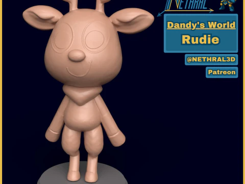 Dandy's Wereld Rudie 3D printmodel