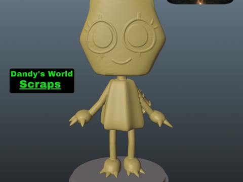 Dandys World Scraps 3Dプリントモデル
