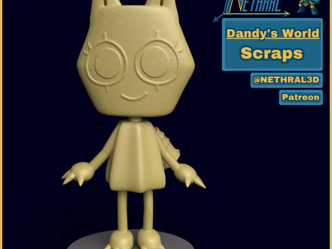 Ritagli del mondo di Dandy Modello di stampa 3D