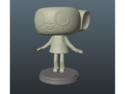 Dandys World Shelly 3Dプリントモデル