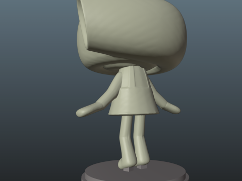 Dandys World Shelly 3Dプリントモデル