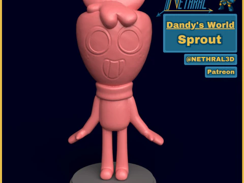 Il germoglio del mondo di Dandy Modello di stampa 3D