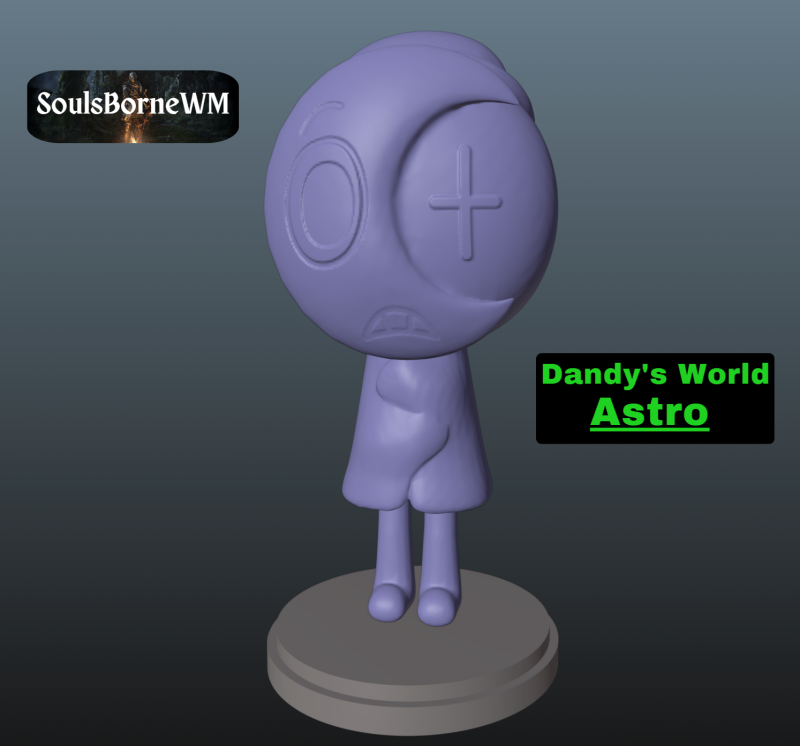 Dandys World Astro 3D Print Model .c4d .max .obj .3ds .fbx .stl .blend