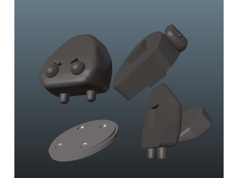 Dandys World Coal Modello di stampa 3D