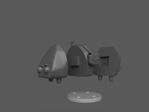 ダンディーズワールドコール 3Dプリントモデル