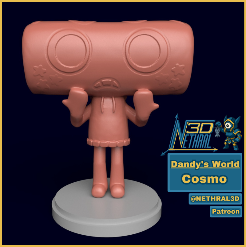 ダンディーズワールドコスモ 3Dプリントモデル .c4d .max .obj .3ds .fbx .stl .blend 