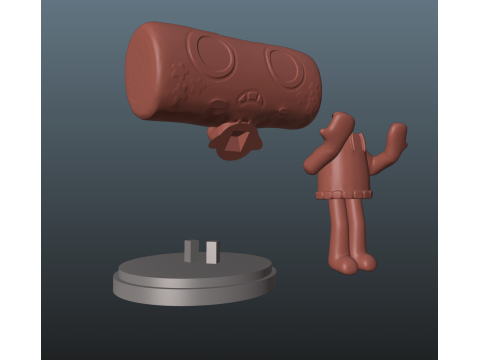 ダンディーズワールドコスモ 3Dプリントモデル