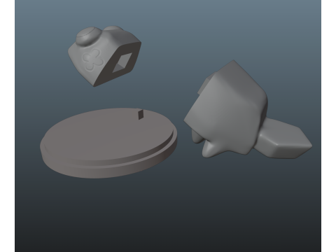 Dandys World Pebble 3D Print Model