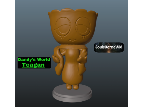 Dandys World Teagan 3Dプリントモデル