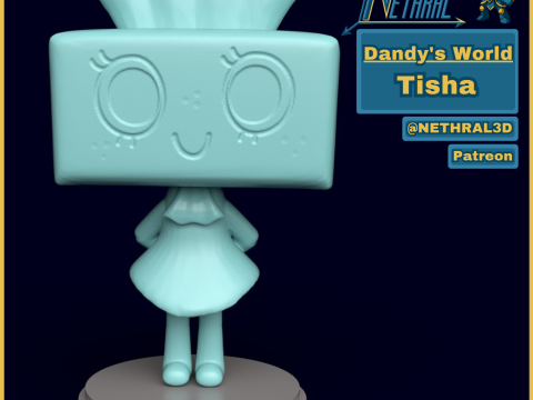 Dandy's World Tisha Modelo de impresión 3D