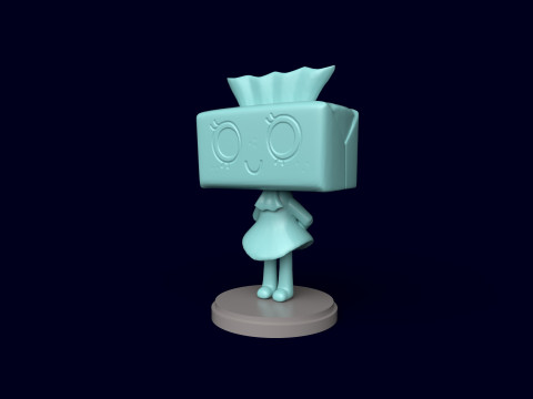 Dandys World Tisha 3D Print Model