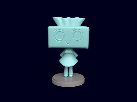 Dandys World Tisha 3D Print Model