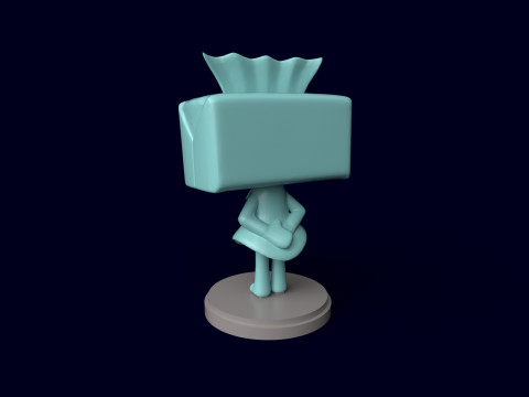Dandys World Tisha 3D Print Model