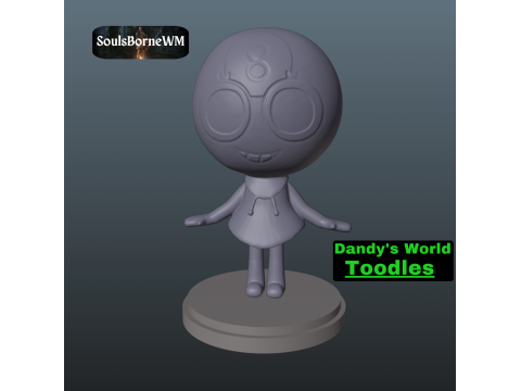 Dandys World Toodles 3Dプリントモデル