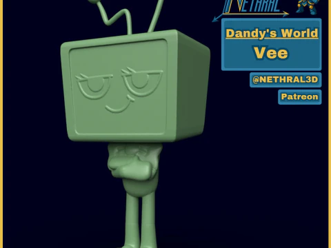 Dandy's World Vee Modello di stampa 3D