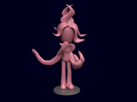 Dandy World gedraaide spruit 3D printmodel