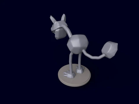 Dandys World Twisted Pebble 3D Print Model