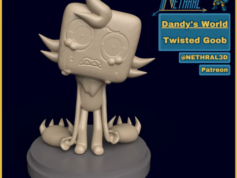 Il mondo di Dandy's Twisted Goob Modello di stampa 3D