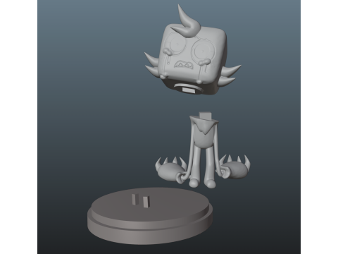 Goob Memutar Dunia Dandys Model Cetak 3D