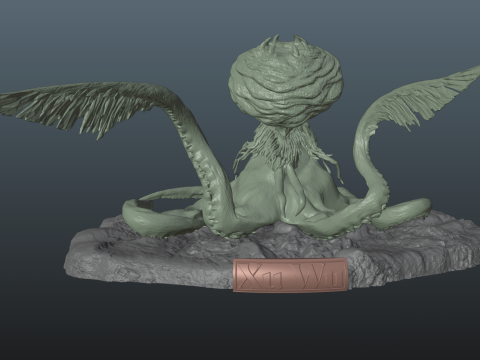 Monster Hunter Wilds Xu Wu 3D-printmodel