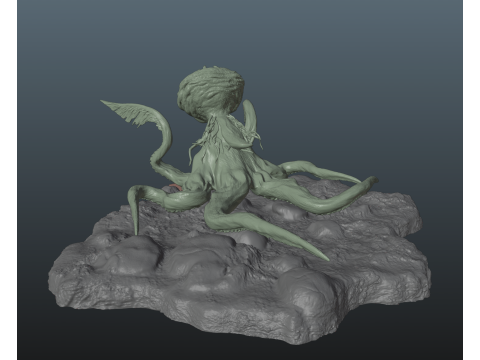 Monster Hunter Wilds Xu Wu 3D-printmodel