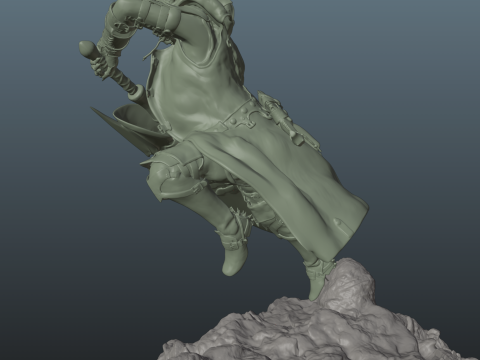Monster Hunter Wilds Hunter Modello di stampa 3D