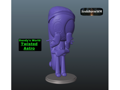Dandys World Twisted Astro 3Dプリントモデル